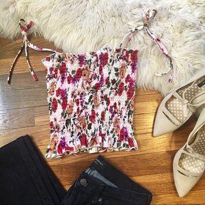 Floral crop top